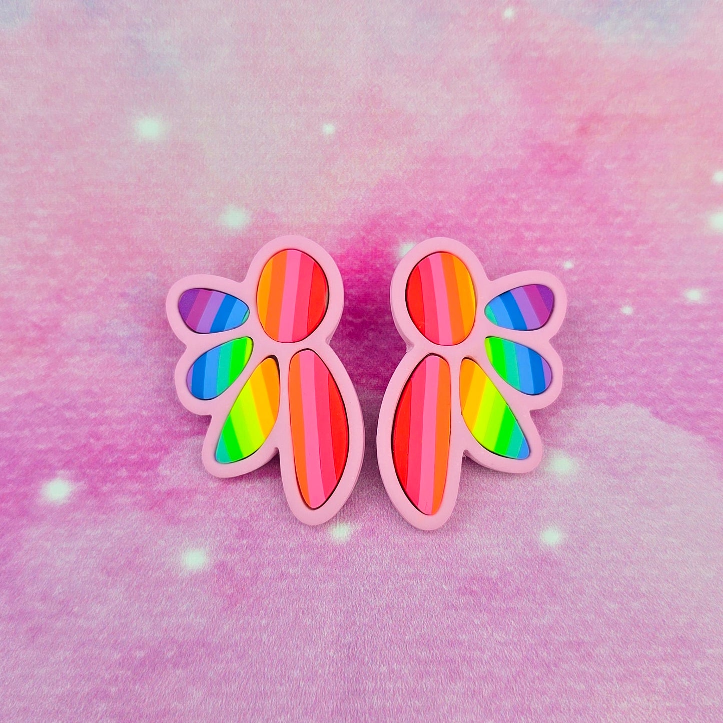 LIMITED EDITION Neon Night's Statement Studs