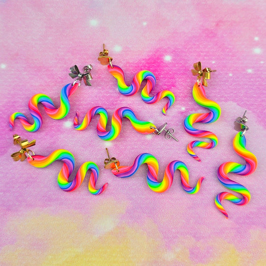 LIMITED EDITION Neon Night's Mini Snake Dangles