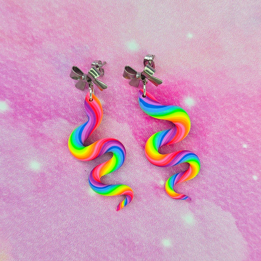 LIMITED EDITION Neon Night's Mini Snake Dangles