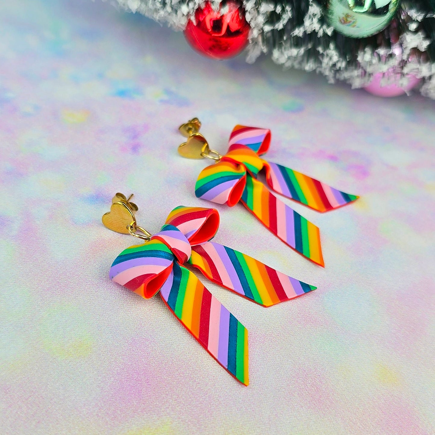 Christmas- Colourful Present Mini Bows