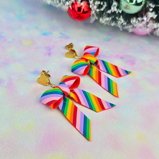 Christmas- Colourful Present Mini Bows