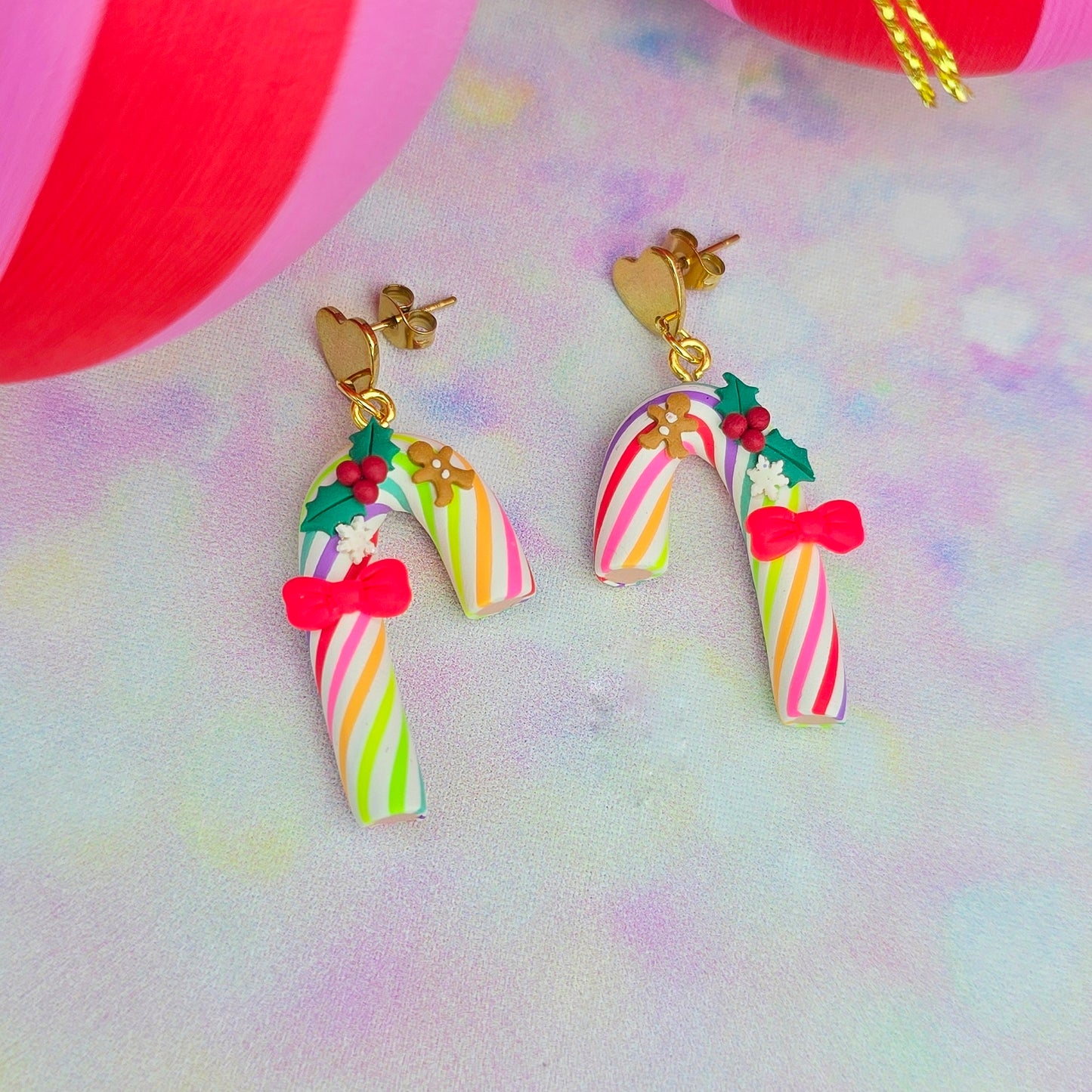Christmas- Large Candy Cane Dangles