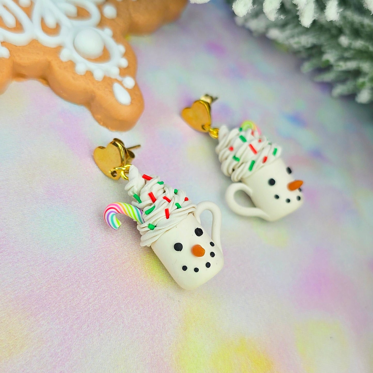 Christmas- Christmas Snowman Hot Chocolate Dangles