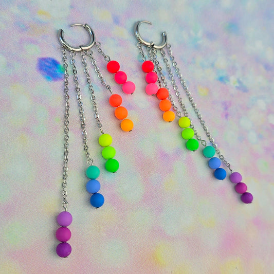 LIMITED EDITION Neon Night's 5 Drop Dangles