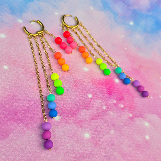 LIMITED EDITION Neon Night's 5 Drop Dangles