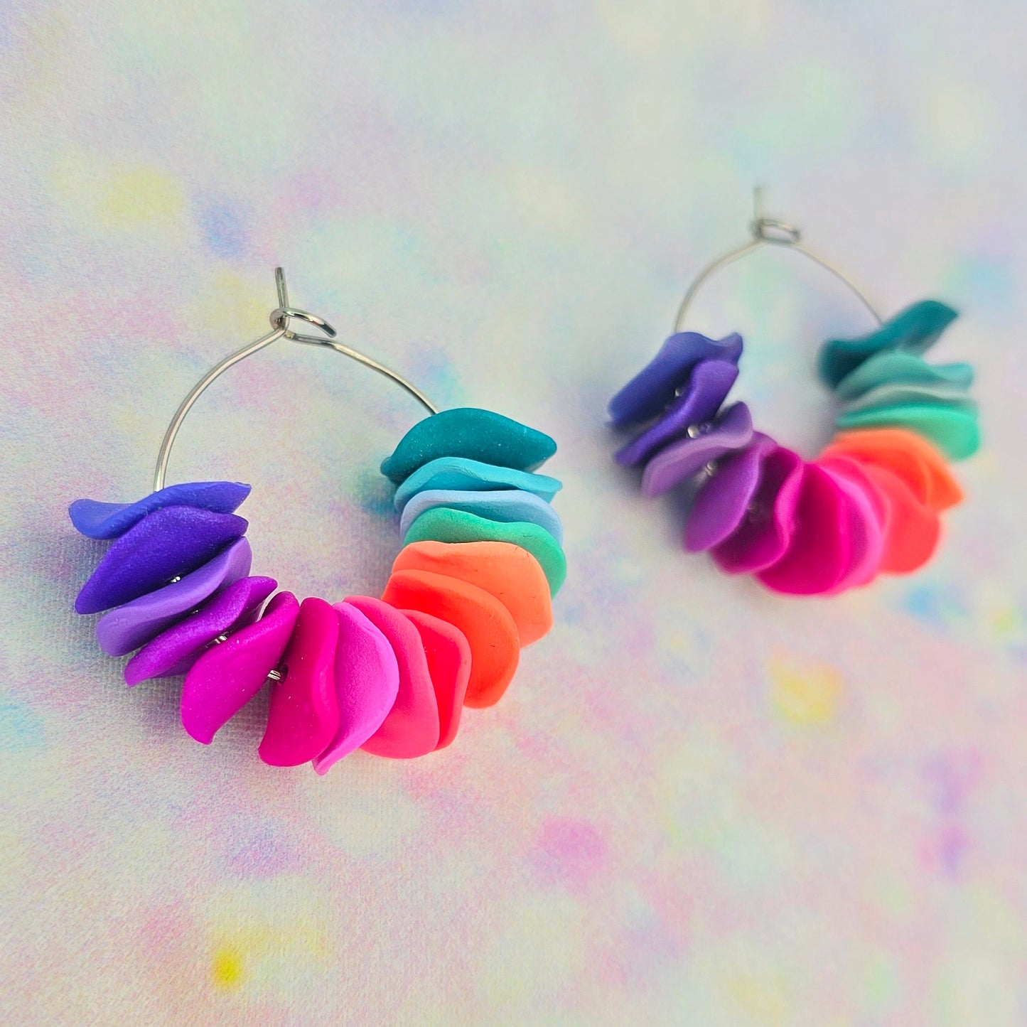 LIMITED EDITION Mermaid Magic Petal Hoops