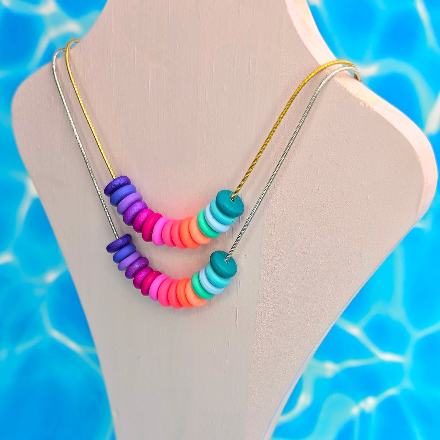 Mermaid Magic Mini Beaded Necklace