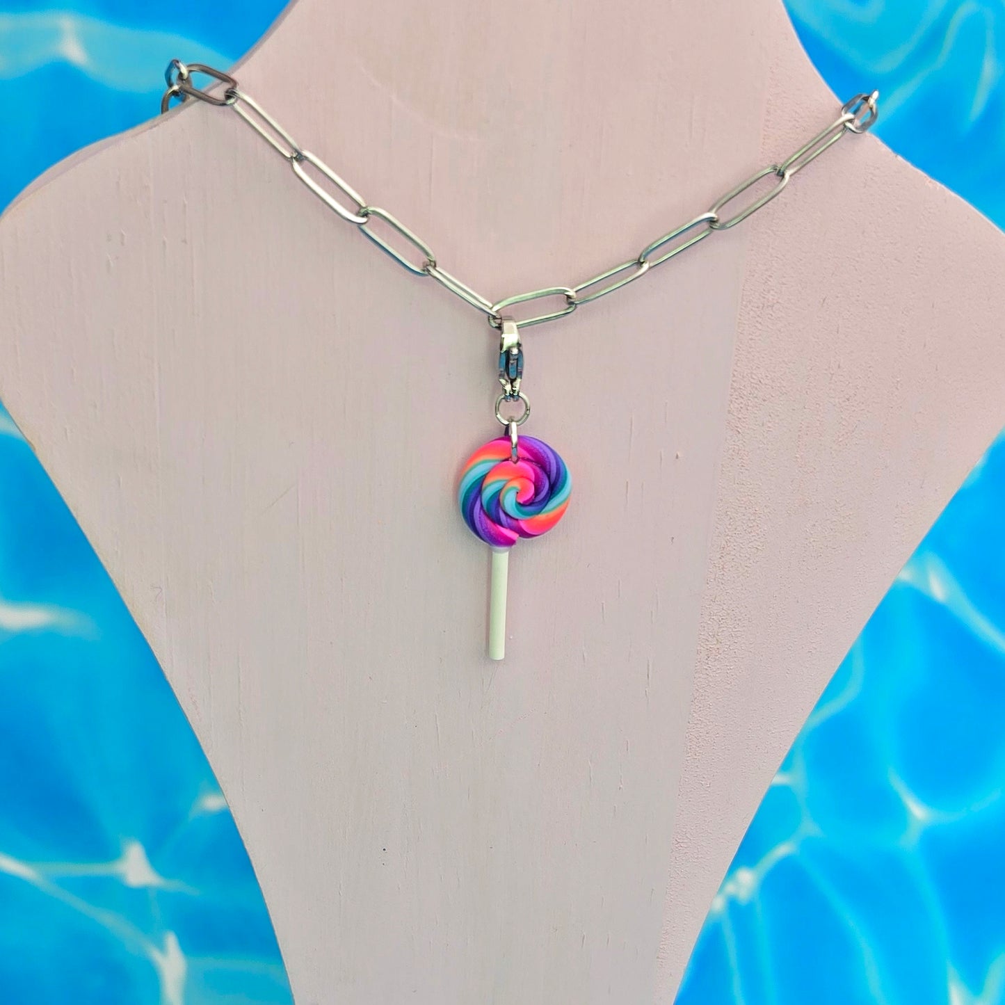 Mermaid Magic Lollipop Necklace Charm (Charm Only)