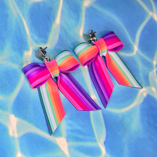 Mermaid Magic Large Bow Dangles