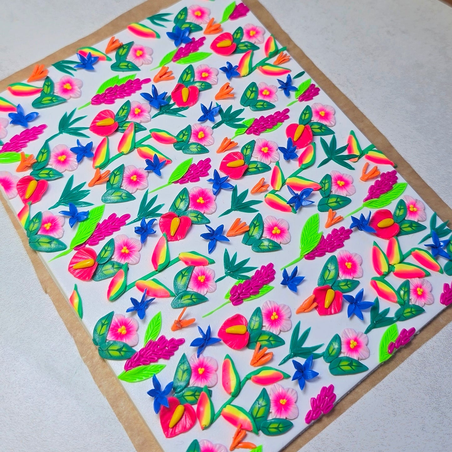 Hawaiian Sunrise Triangle Dangles