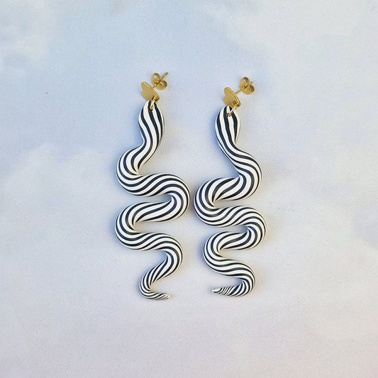 LIMITED EDITION Black and White Large Snakes