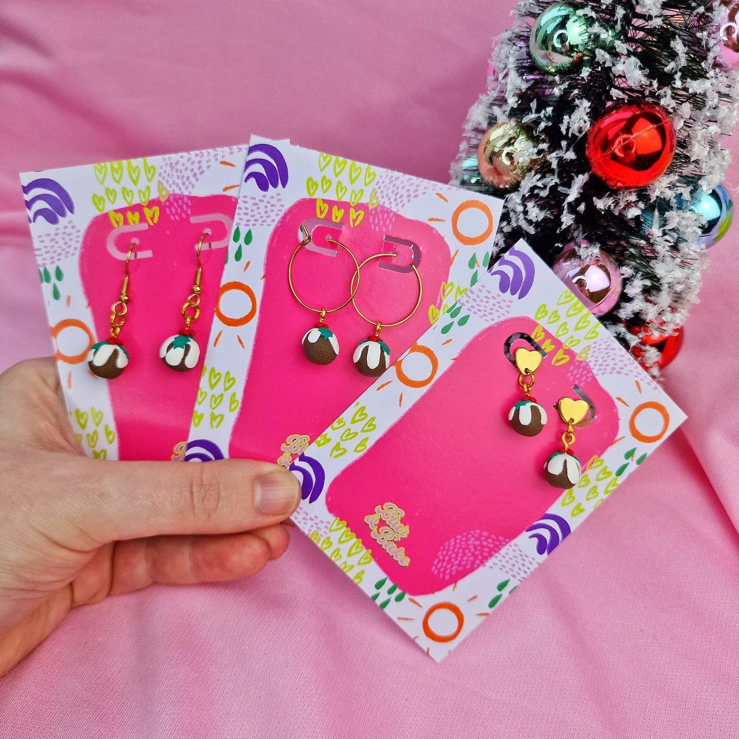 Christmas- Christmas Pud Dangles