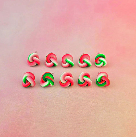 Watermelon Sugar Mini Knot Studs