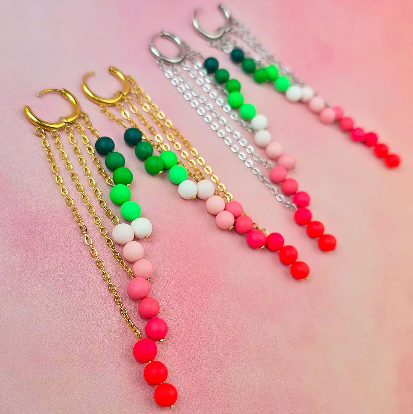 Watermelon Sugar 5 Drop Dangles