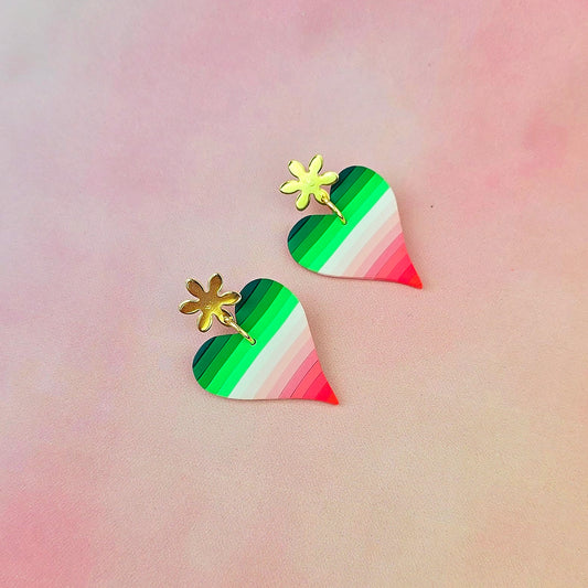 Watermelon Sugar Heart Dangles