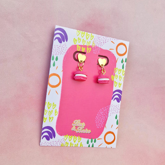 *DISCONTINUED* Pink Macaron Dangles