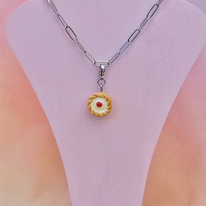 Bakewell Tart Necklace Charm