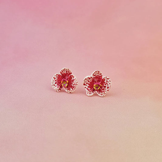 Phalaenopsis Orchid Studs