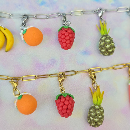 Raspberry Necklace Charm (Charm Only)