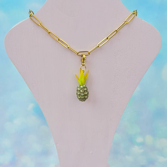 Pineapple Necklace Charm (Charm Only)