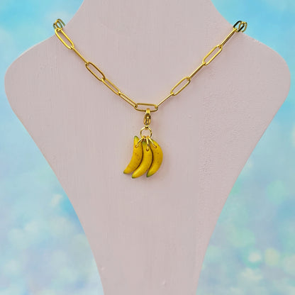 Banana Necklace Charm (Charm Only)