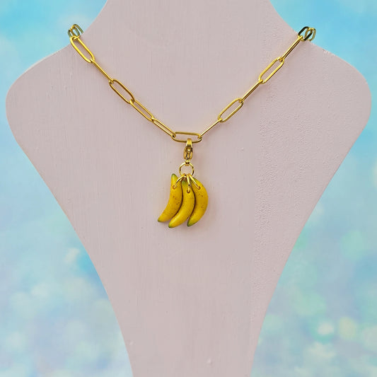 Banana Necklace Charm (Charm Only)