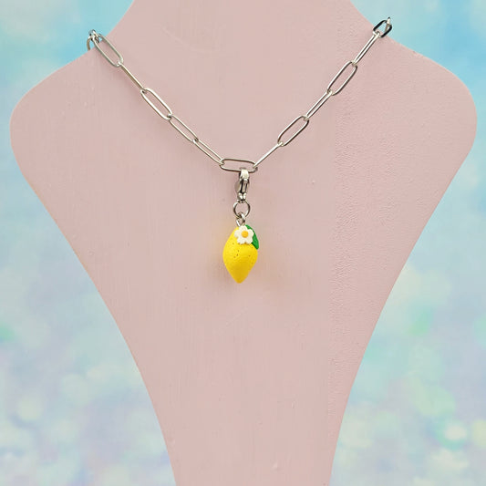 Lemon Necklace Charm (Charm Only)