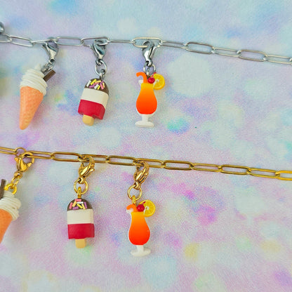 Cocktail Necklace Charm (Charm Only)