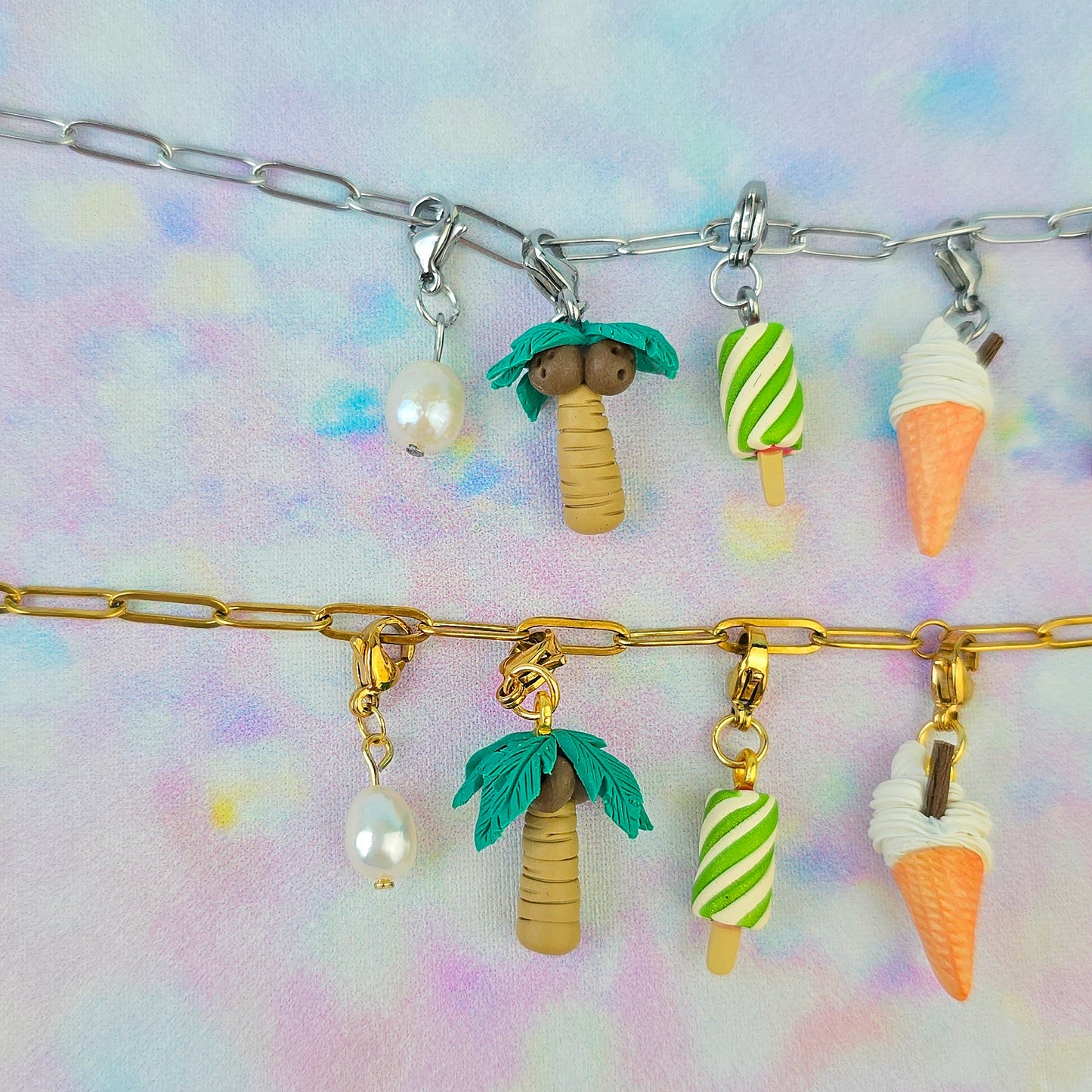 Palm Tree Necklace Charm (Charm Only)