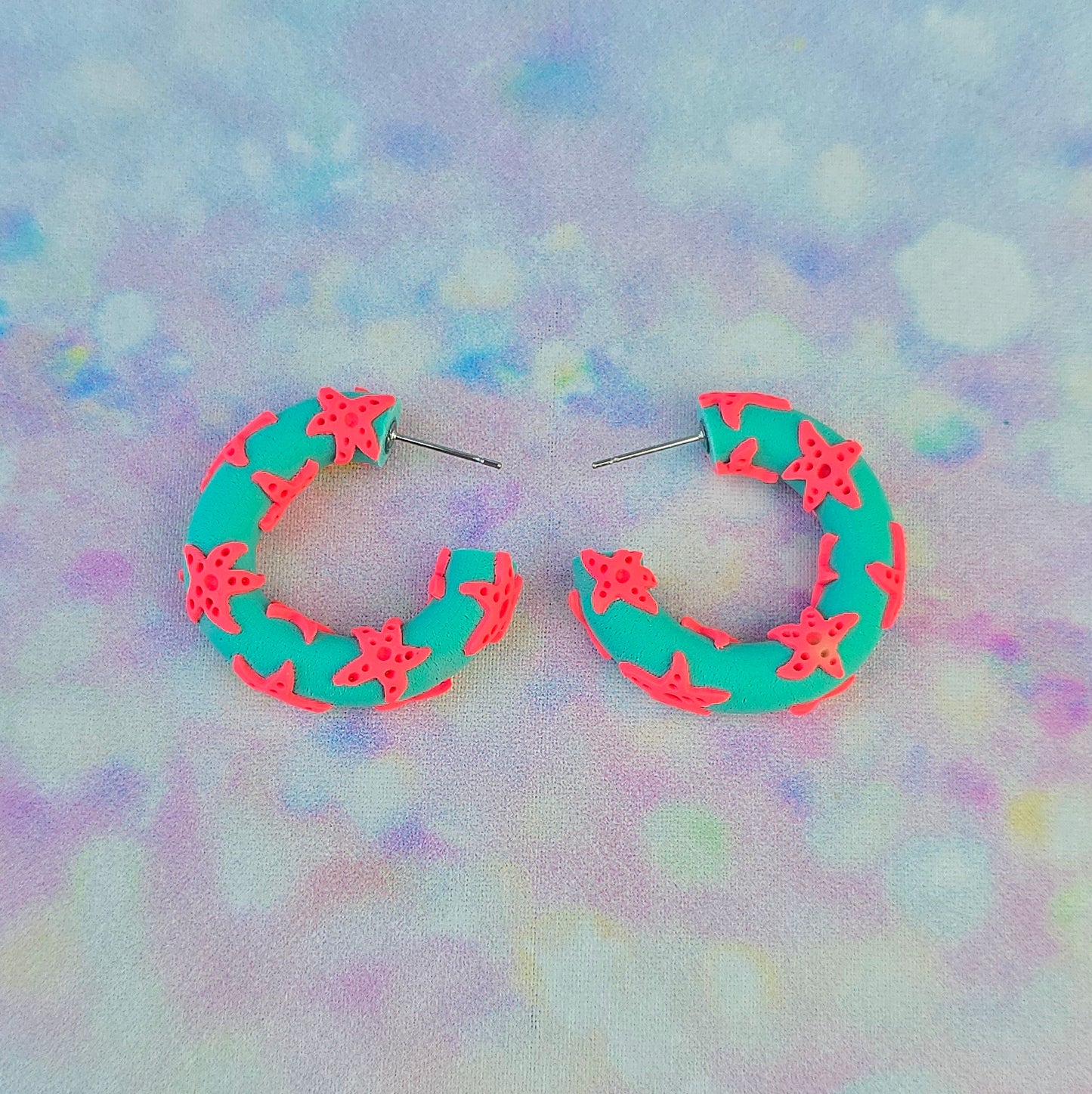 Coral Starfish Hoops