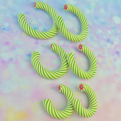 Lolly Twisted Hoops