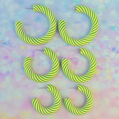 Lolly Twisted Hoops