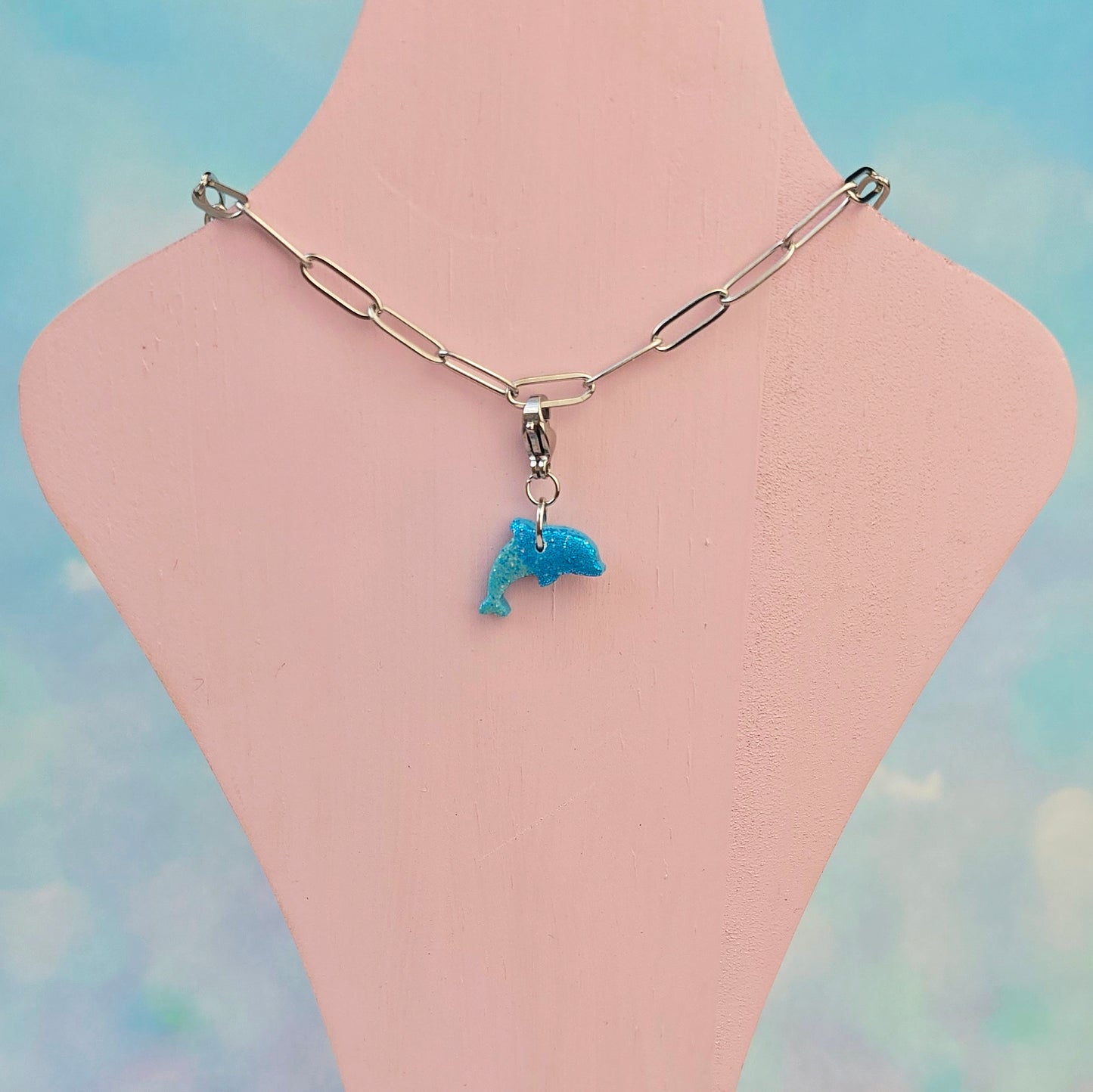 Dolphin Necklace Charm (Charm Only)