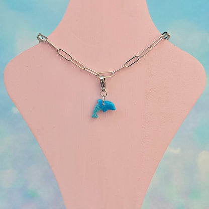 *DISCONTINUED* Dolphin Necklace Charm (Charm Only)