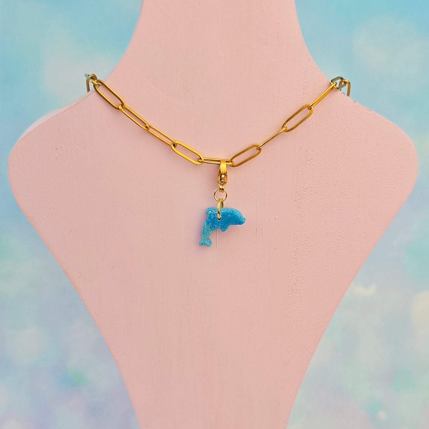 Dolphin Necklace Charm (Charm Only)