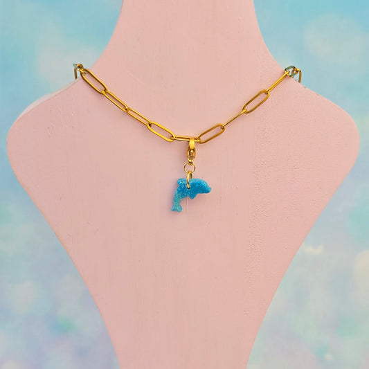 Dolphin Necklace Charm (Charm Only)