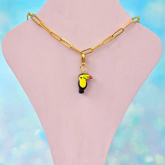Toucan Necklace Charm (Charm Only)