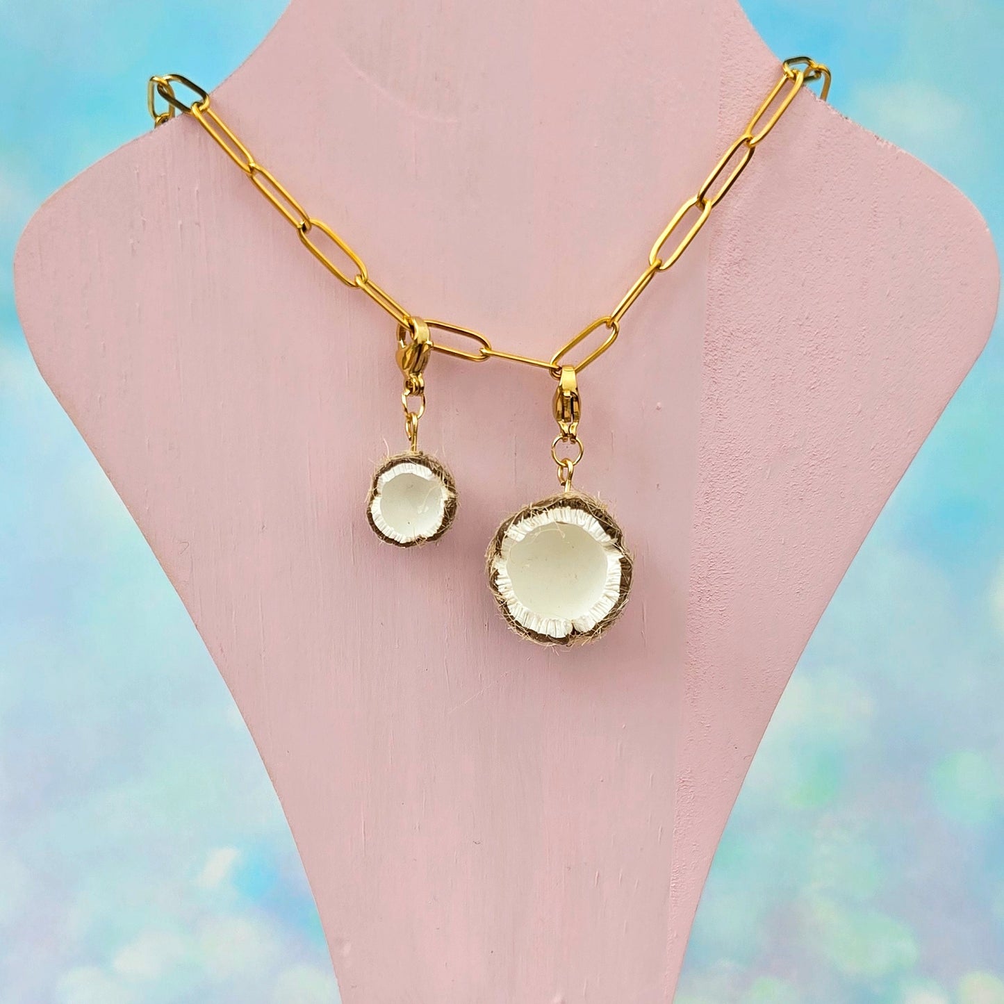 Coconut Necklace Charm (Charm Only)