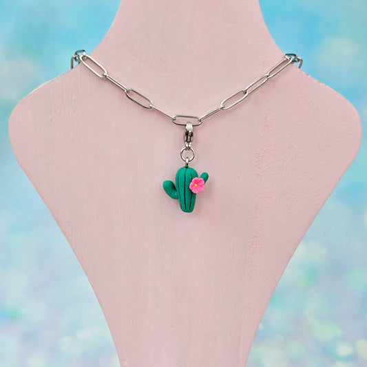 Cactus Necklace Charm (Charm Only)