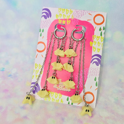 Glow In The Dark Ghost 5 Drop Dangles