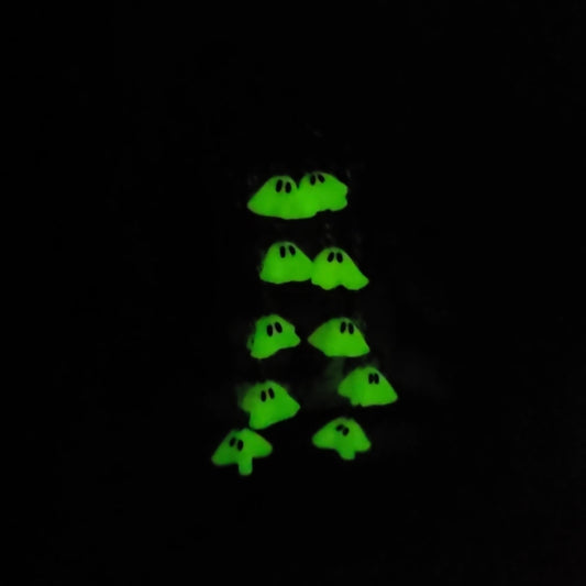 Glow In The Dark Ghost 5 Drop Dangles