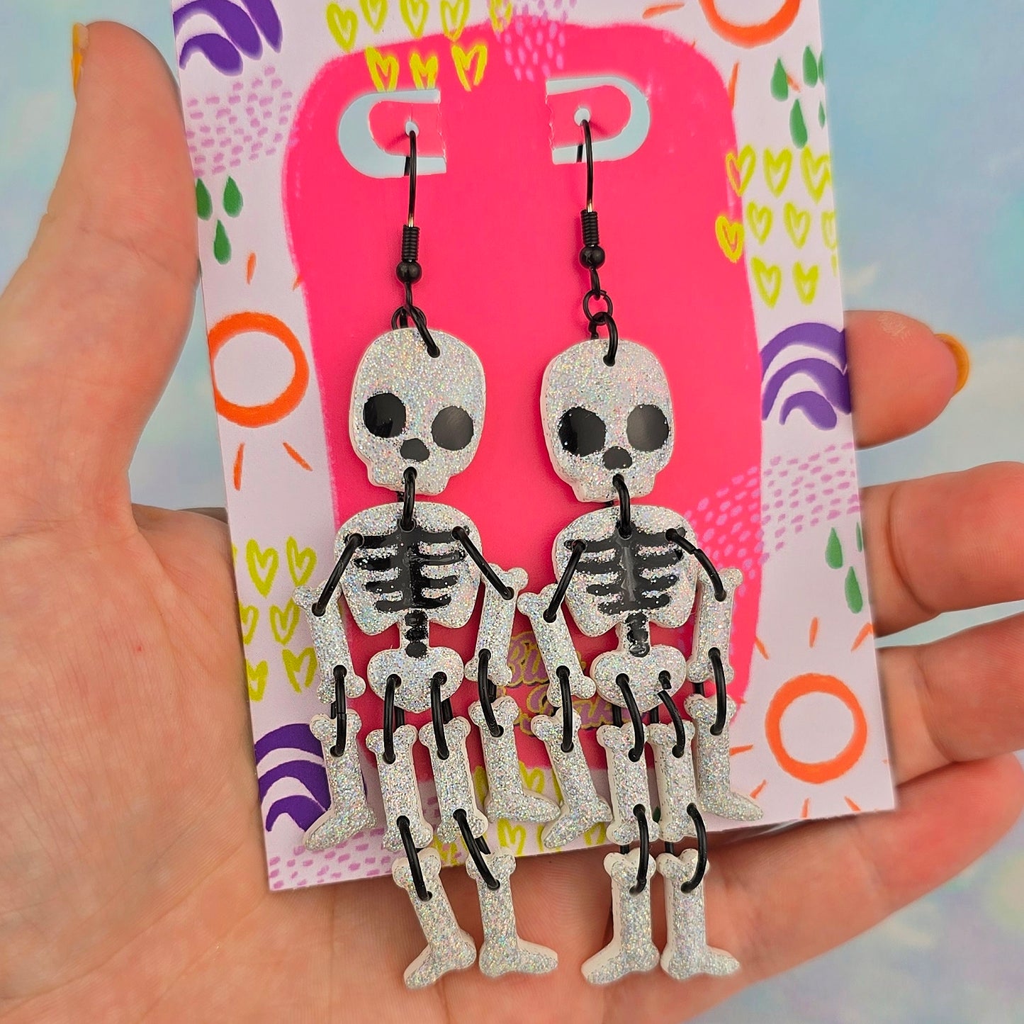 Glitter Skeletons