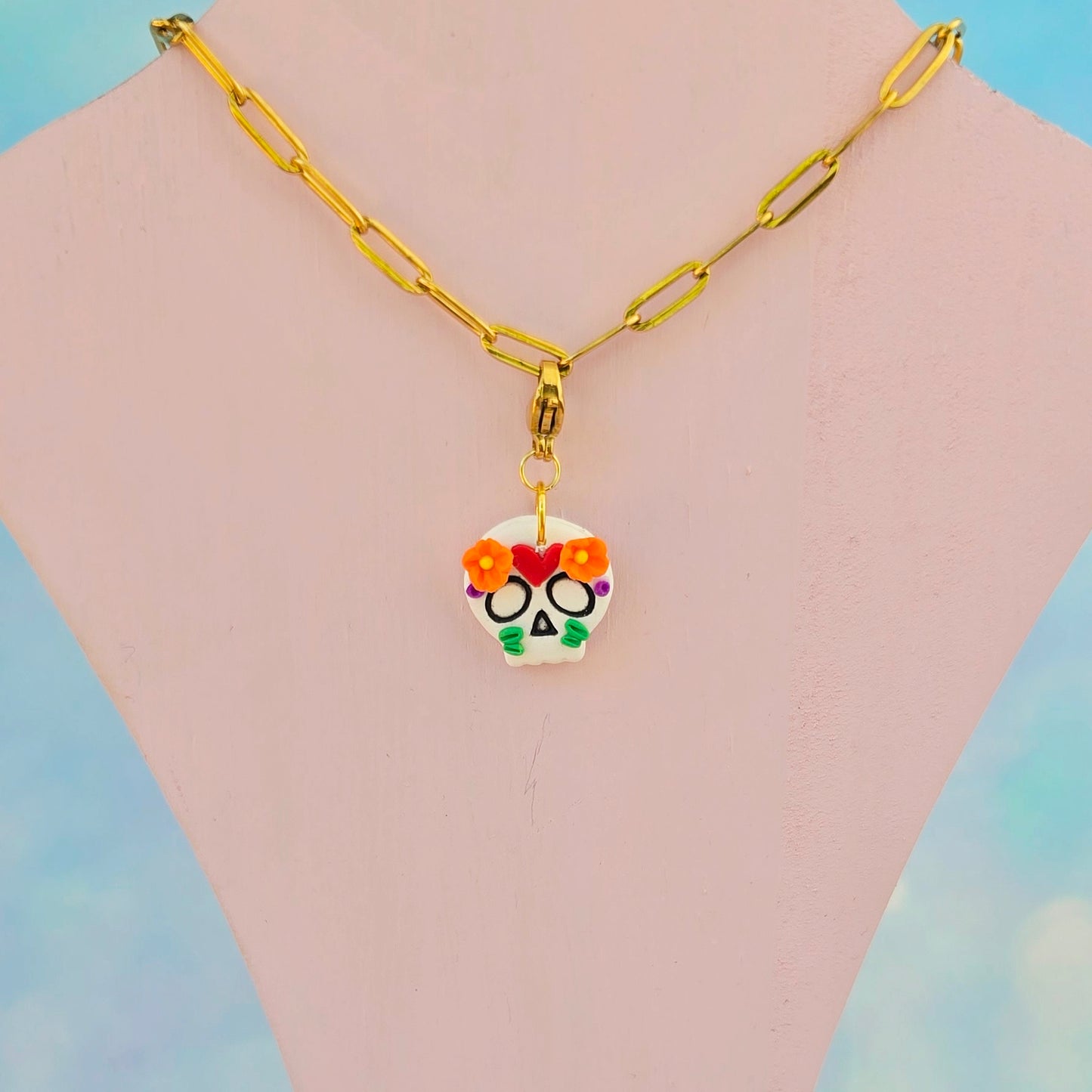 Skull Candy Necklace Charm (Charm Only)