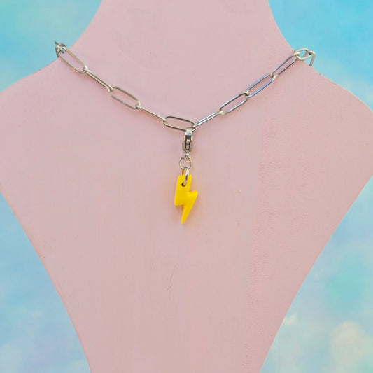 Lightening Necklace Charm (Charm Only)