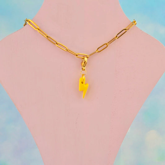Lightening Necklace Charm (Charm Only)