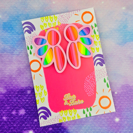 LIMITED EDITION Neon Night's Statement Studs