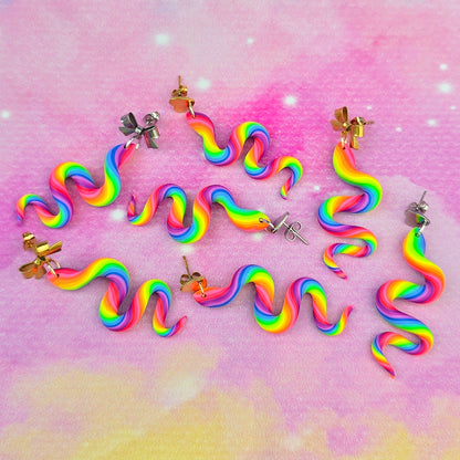 LIMITED EDITION Neon Night's Mini Snake Dangles