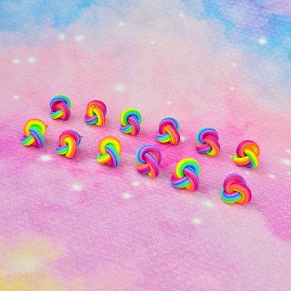LIMITED EDITION Neon Night's Mini Knot Studs