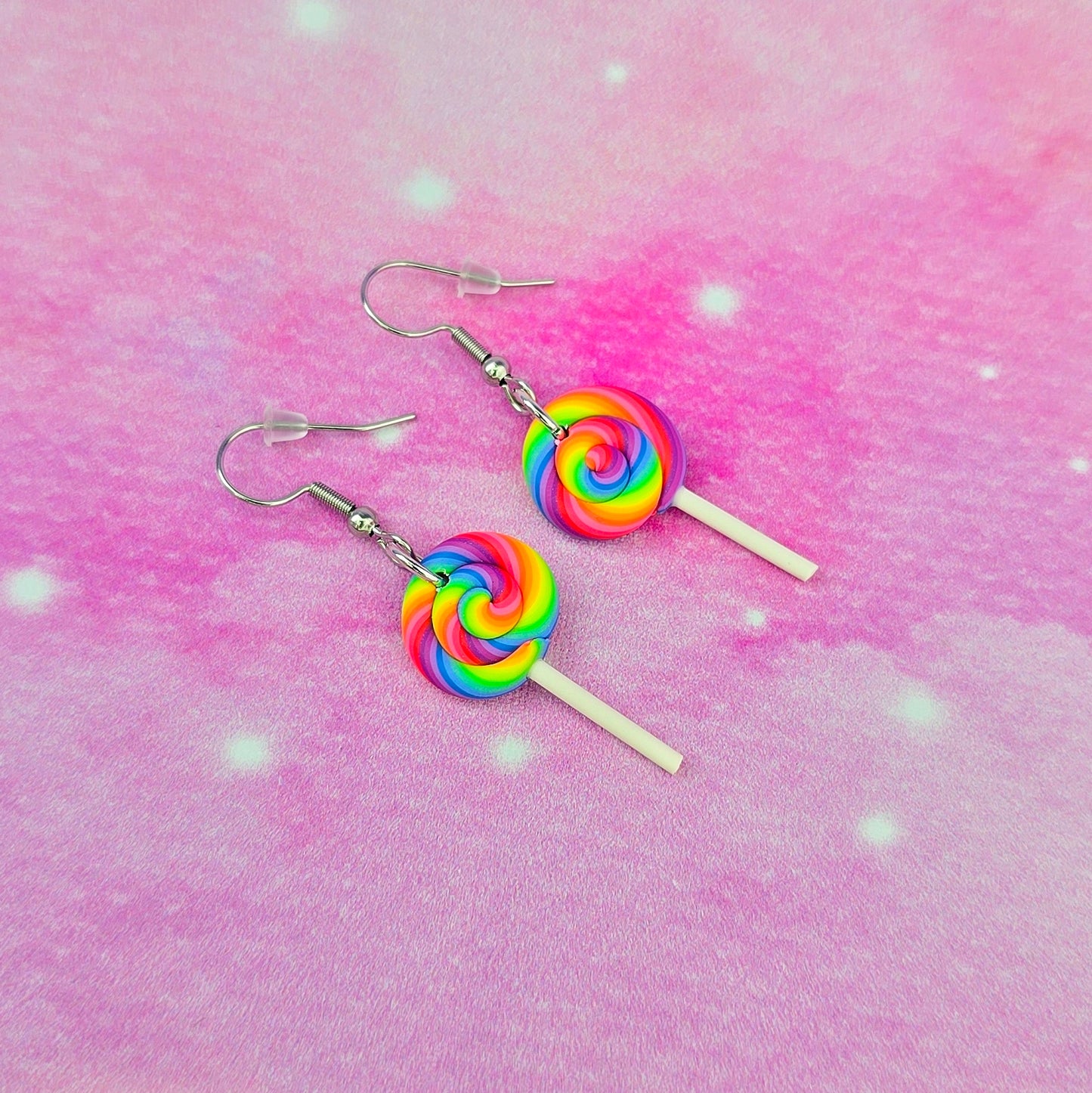 LIMITED EDITION Neon Night's Lollipop Dangles