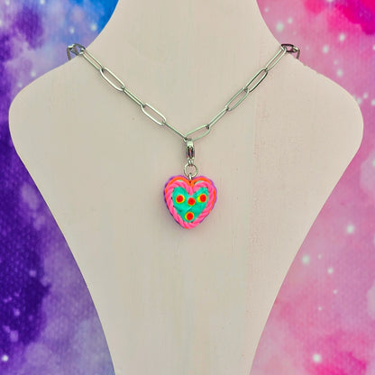 LIMITED EDITION Neon Night's Retro Cake Necklace Charm (Charm Only)